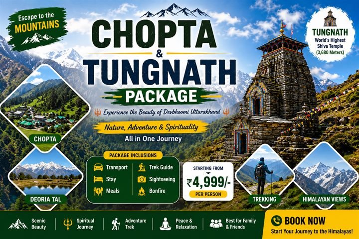 Chopta Tungnath Tour Route Map Guide 2026