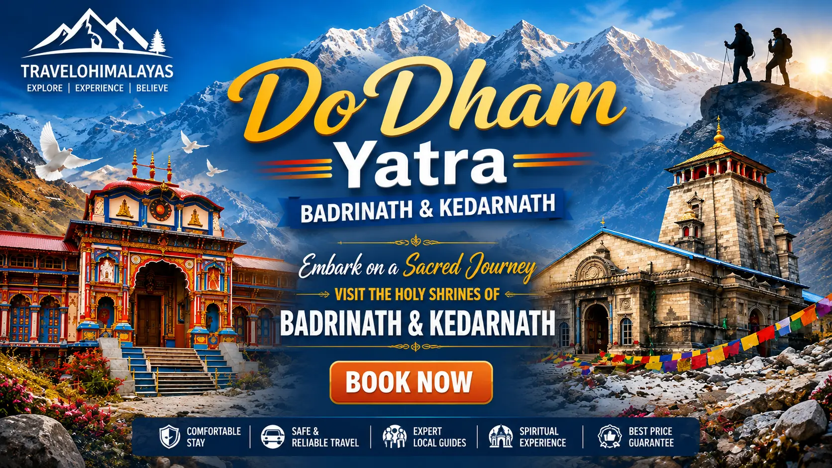 Do Dham Yatra Package Kedarnath Badrinath Guide 2026